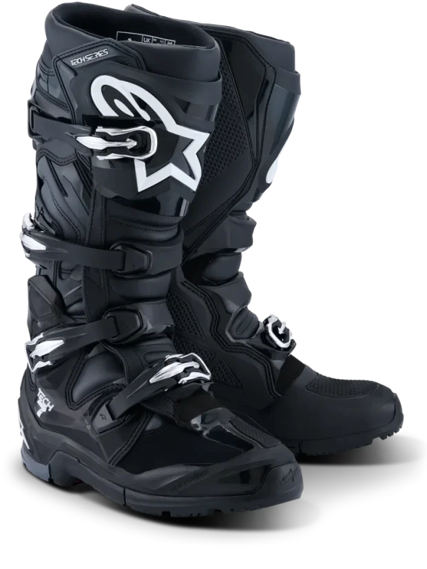 Motokrosové topánky ALPINESTARS TECH 7 ENDURO čierna - Veľkosť obuvi: 40,5