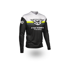 Enduro Dres S3 Parts Čierna-Fluo