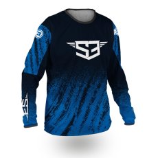 Enduro Dres S3 Parts Tmavomodrá