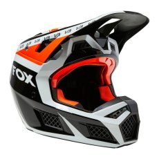 Mx Helma Fox V3 RS Dvide Black / White / Orange Mips