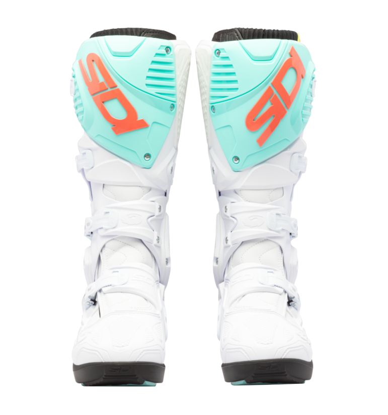 Buty cross/enduro Sidi Crossfire 3 SRS Czarno-biało-pomarańczowy - Rozmiar buta: 42