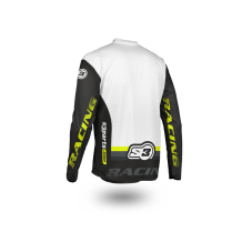 Enduro koszulka s3 parts Czarny-Fluo