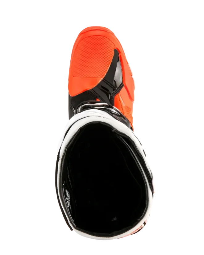 Buty enduro ALPINESTARS  TECH 10 ENDURO Pomarańczowy Fluo Czarny Biały - Rozmiar buta: 44,5