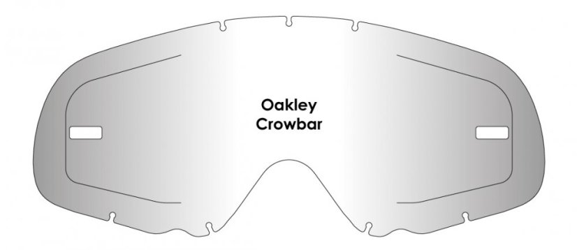 Náhradné sklíčko pre AirScreen Oakley - Model: O-Frame 2.0 PRO MX
