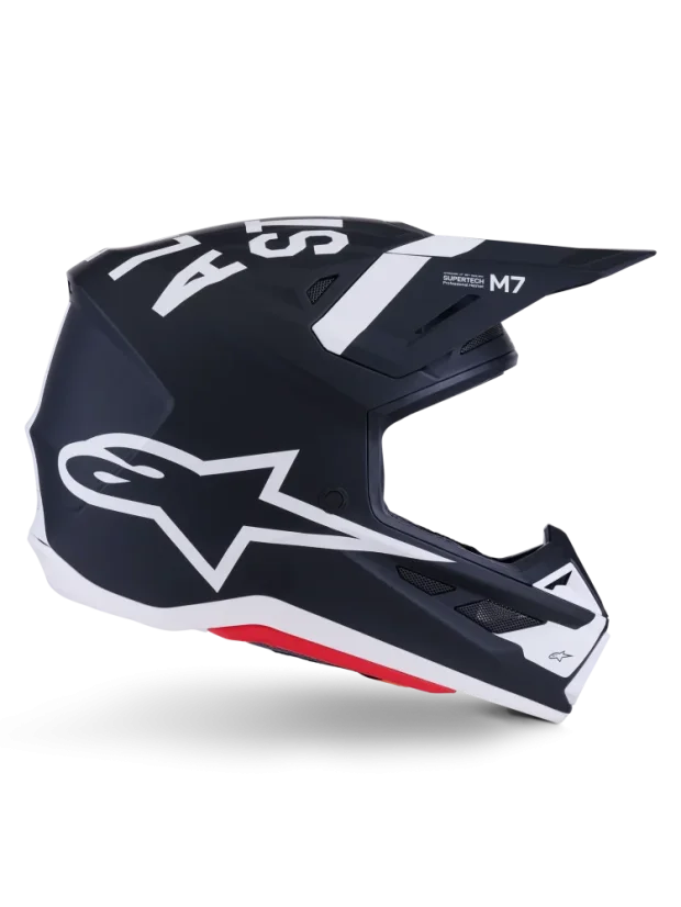 Alpinestars přilba Dasher S-M7 Černá/Bílá - Velikost: XS