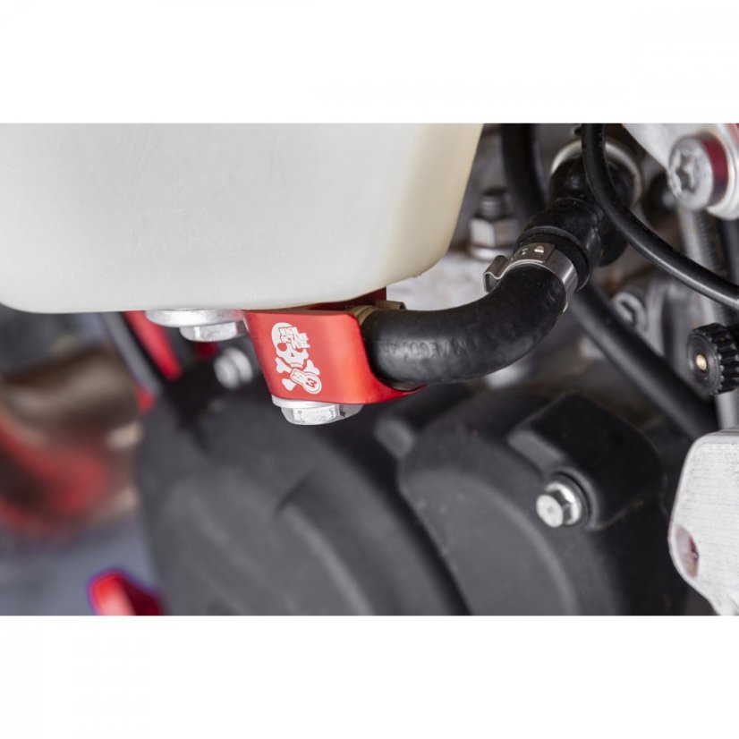 Hliníková spojka benzínovej hadice S3parts KTM/Husqvarna/GasGas TPI - Farba: Modrá
