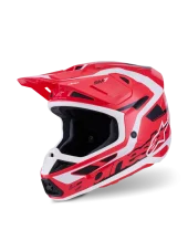 Alpinestars přilba Deed S-M7 Červená/Černá/Bílá