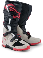 Buty enduro ALPINESTARS TECH 7 ENDURO Czarny/Jasnoszary/Jasnoczerwony