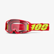 100% GOGLE MODEL ARmatic Neon Red