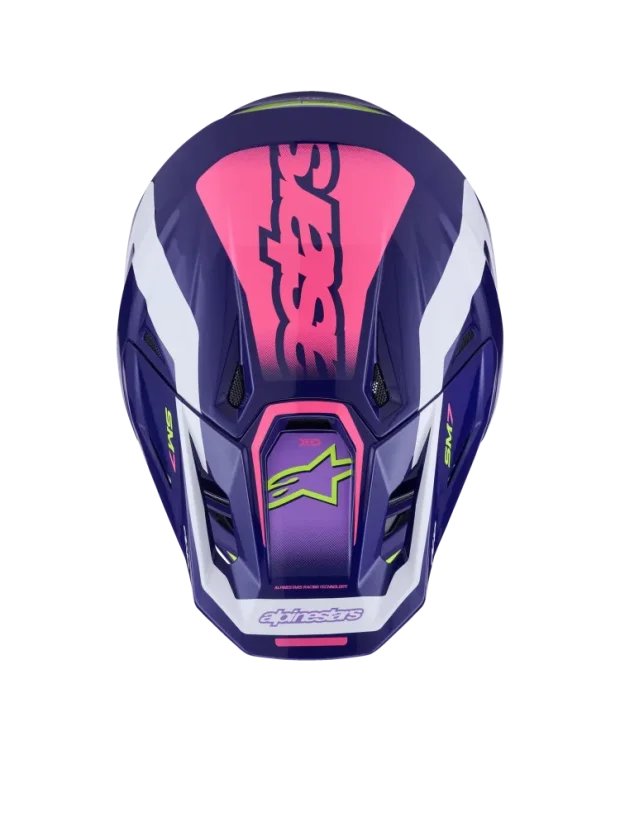 Alpinestars přilba Deed S-M7 Fialová/Růžová - Velikost: 2XL