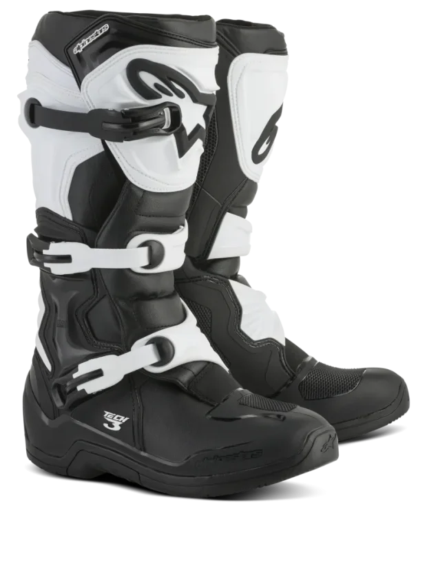 Buty enduro ALPINESTARS TECH 3 czarny/biały - Rozmiar buta: 40,5