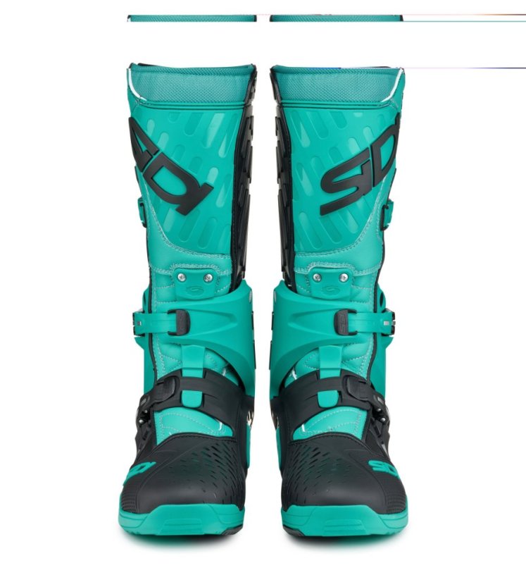 Motokrosové Boty Sidi CrossAir Čierna/Mint - Velikost obuvi: 47
