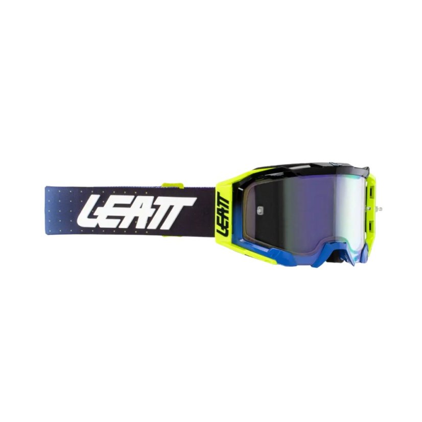 Motokrosové okuliare Leatt Velocity 6.5 ČIERNÁ/ZELENÁ/FIALOVÁ