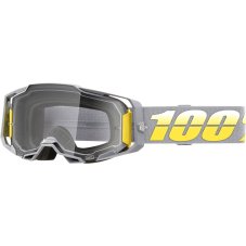 Motokrosové okuliare 100% ARMEGA ŠEDÁ/ŽLTÁ