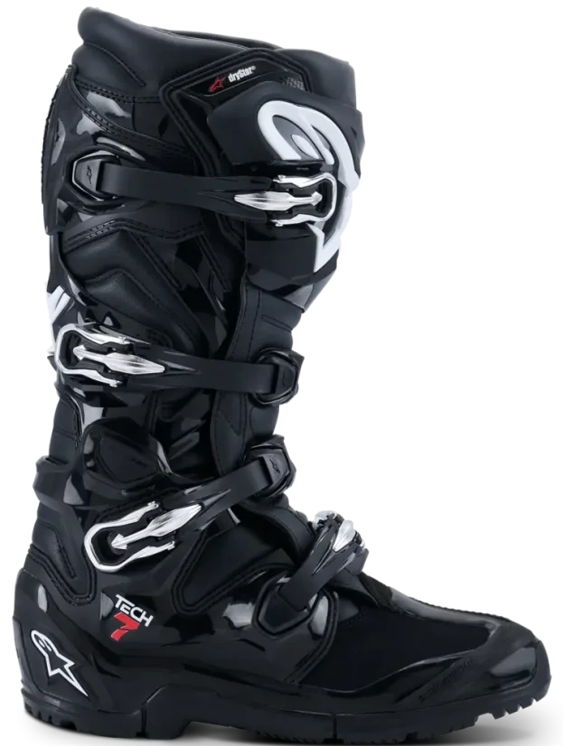 Motokrosové boty ALPINESTARS Enduro Drystar 2025 Černá - Velikost obuvi: 43