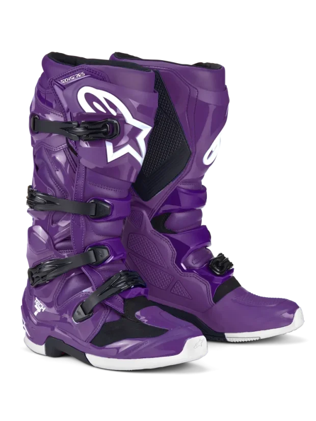 Motokrosové boty ALPINESTARS TECH 7 (Fialová) - Velikost obuvi: 45,5