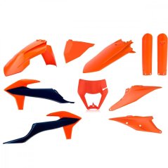 Kompletní Sada plastů Polisport KTM OEM (Oranžovo-modrá) ->2023