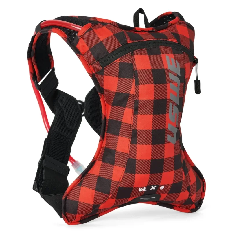 Plecak enduro USWE Outlander 2L Flanell Czerwono-Czarny