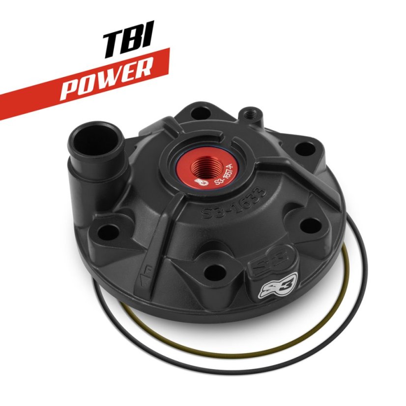 Laděná hlava válce S3 Černá Parts POWER KITKTM/Husqvarna/GasGas 300 TBI 2024 -->