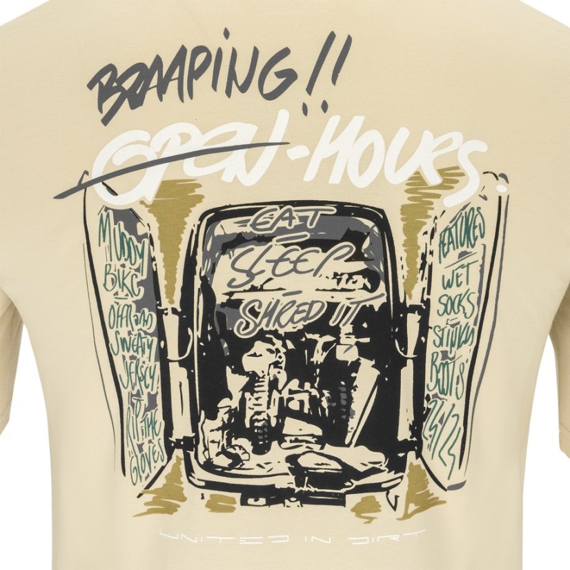 GasGas tričko béžové - Velikost: XL