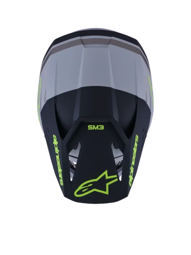 Alpinestars přilba SM3 Radium Šedo/černo/žlutá
