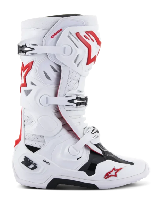 Buty enduro ALPINESTARS  TECH 10 SUPERVENTED biały - Rozmiar buta: 44,5