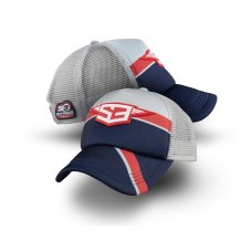 S3 parts zavodní kšiltovka Modrá-červená