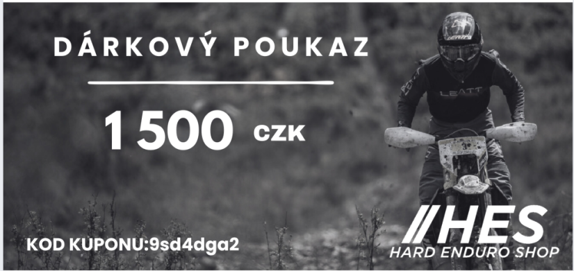 Elektronický darčekový poukaz na nákup tovaru - Hodnota: 1500