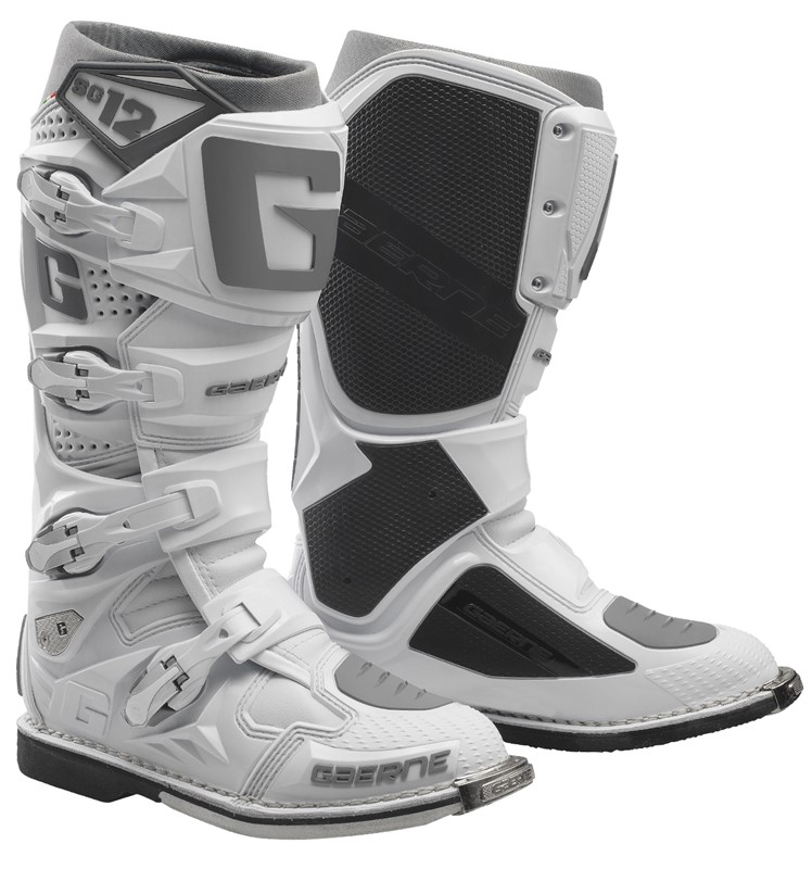 Motokrosové topánky Gaerne SG-12 Biela - Velikost obuvi: 48