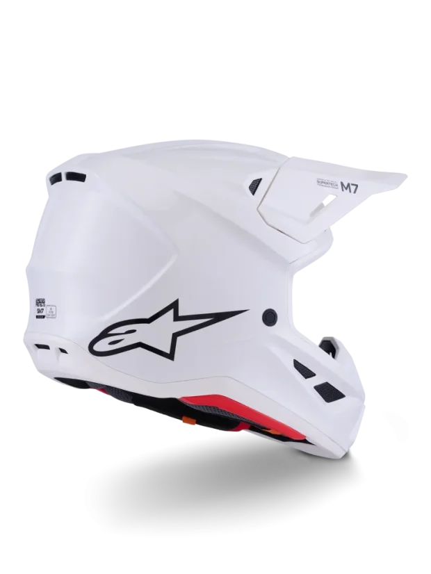 Alpinestars přilba Solid S-M7 Bílá - Velikost: XS