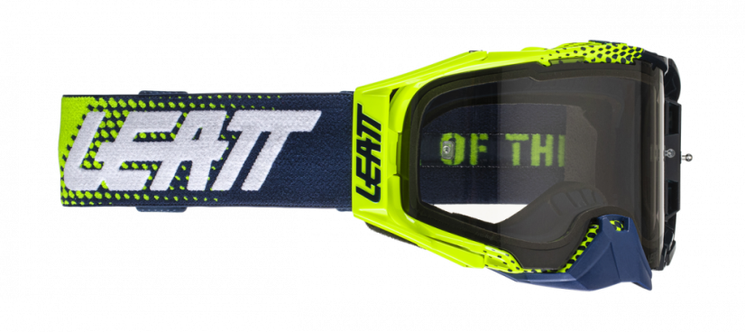 Motokrosové okuliare Leatt Velocity 6.5 Fluo/Modrá