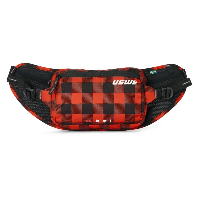 Saszetka USWE Waist 2 Hip Pack Czerwono-Czarna