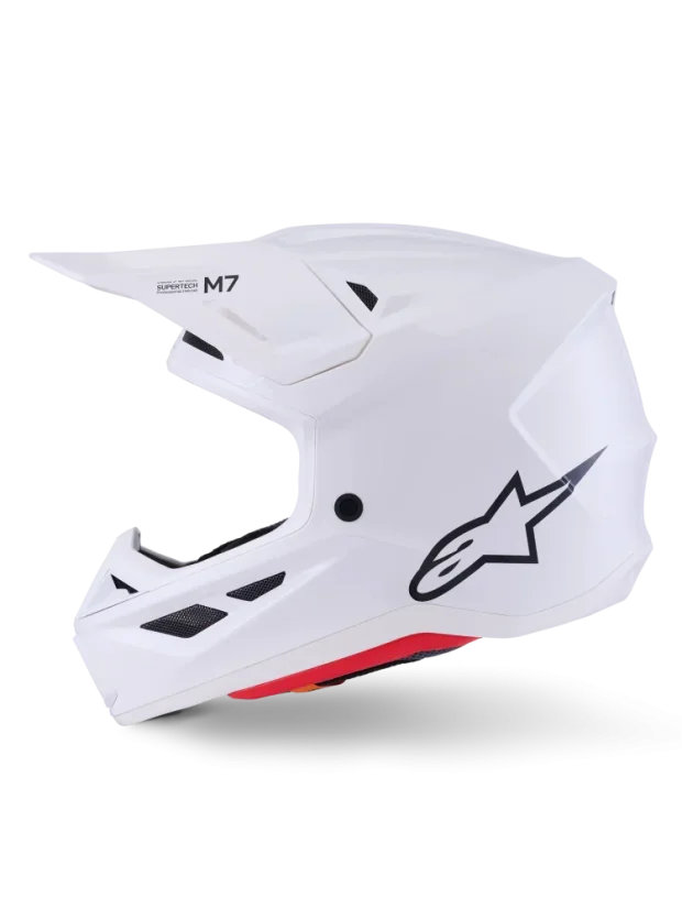 Alpinestars přilba Solid S-M7 Bílá - Velikost: XS
