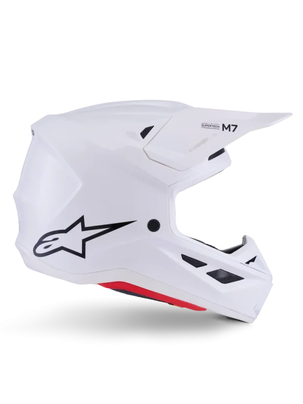 Alpinestars přilba Solid S-M7 Bílá - Velikost: XS