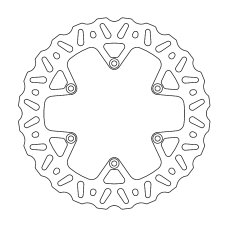 Moto-Master Nitro Zadní brzdový kotouč BETA 240mm