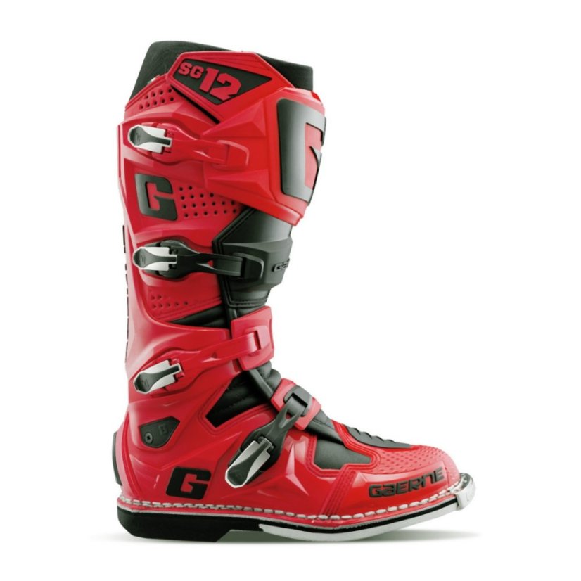 Buty cross/enduro Gaerne sg-12 Czerwono-Czarny - Rozmiar buta: 44