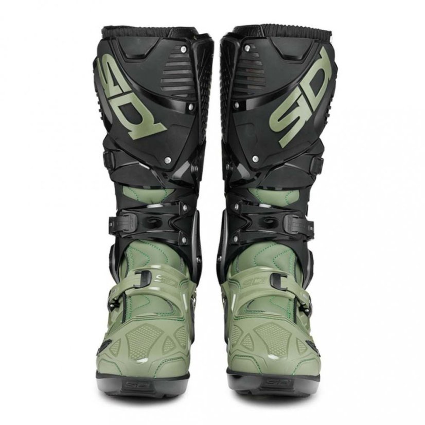 Motokrosové topánky Sidi Crossfire 3 SRS Army black - Velikost obuvi: 45