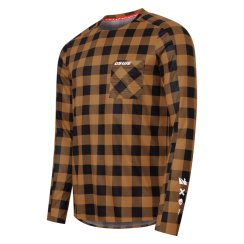 USWE Dres Flannel Long sleeve Hnědá