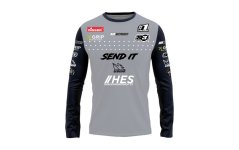 Enduro Dres HES 2025 - Šedý