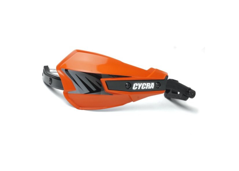 Cycra osłony rąk (handbary - aluminiowy rdzeń) z mocowaniem (28,6mm)- Pomarańczowy