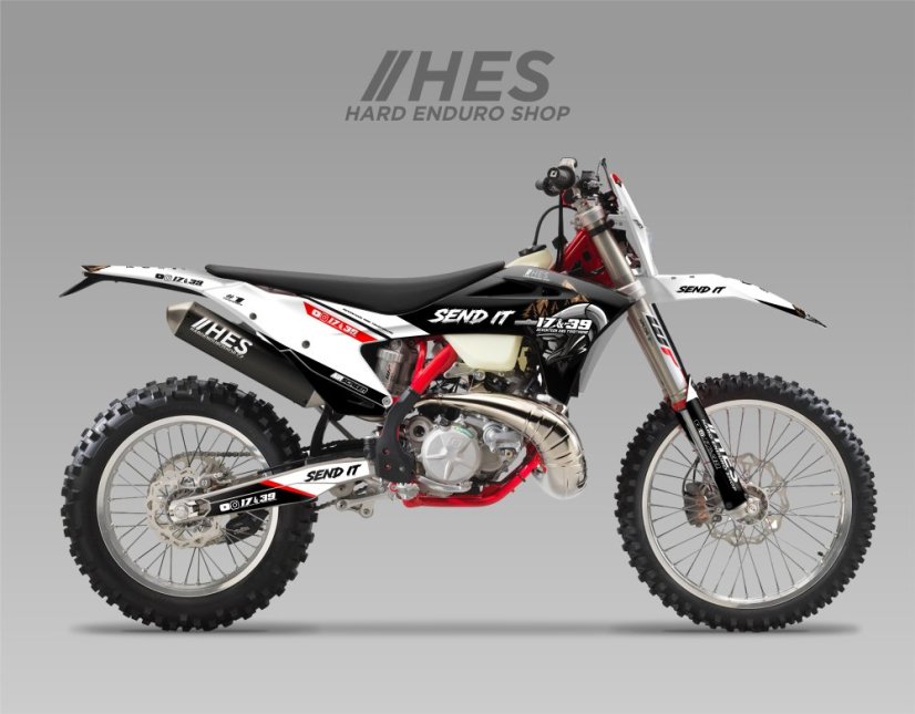 KOMPLET NAKLEJEK (OKLEIN) SEND IT / HES - GAS GAS 2021-2023