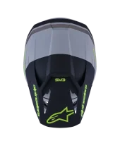 Alpinestars přilba SM3 Radium Šedo/černo/žlutá