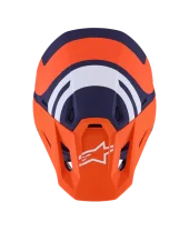 Alpinestars přilba Core S-M7 Oranžová/Modrá