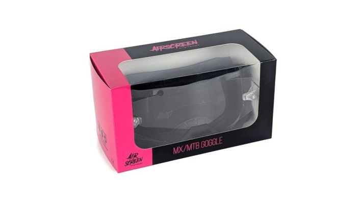 Airscreen větrací motokrosové brýle LITE Černé