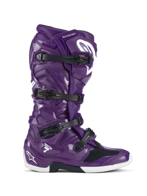 Motokrosové boty ALPINESTARS TECH 7 (Fialová) - Velikost obuvi: 45,5