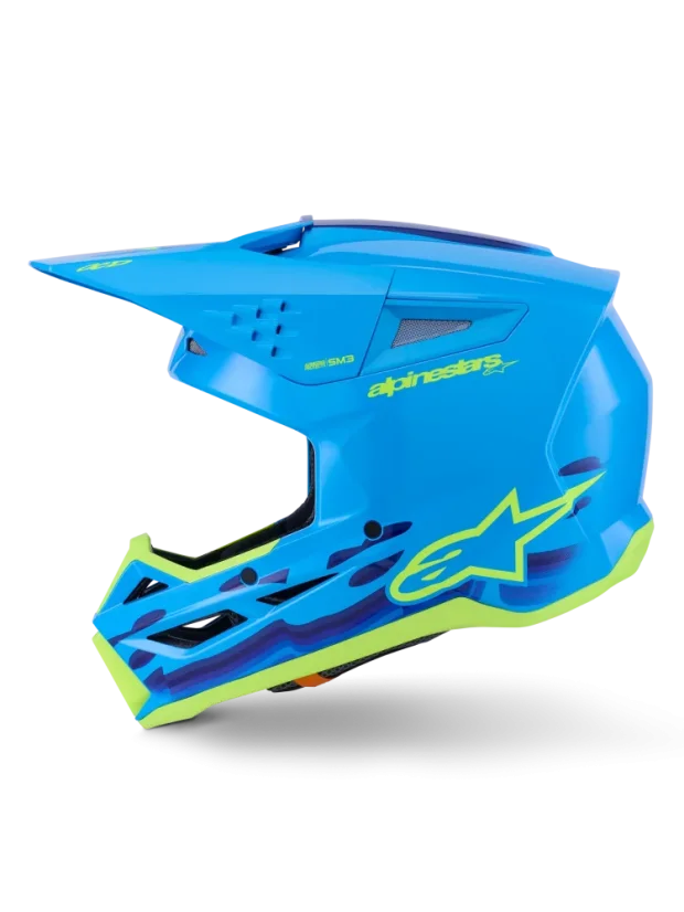 Alpinestars přilba SM3 Force Azurová - Velikost: M