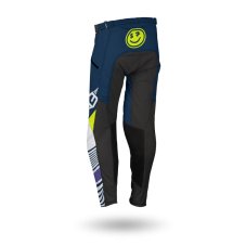 Endurové Kalhoty X-Comfort S3 Parts Modrá-Fialová-Bíla-Žlutá