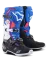 Buty enduro ALPINESTARS  TECH 10 SUPERVENTED Biały/Czarny/niebeski - Rozmiar buta: 44,5