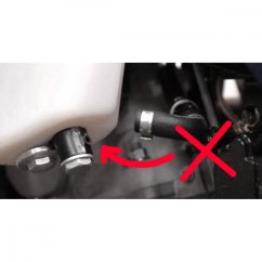 Hliníková spojka benzínovej hadice S3parts KTM/Husqvarna/GasGas TPI