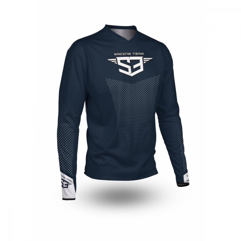 Enduro Dres S3Parts MODRÁ KOLEKCE - Velikost: 2XL